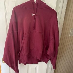 Nike Women's Maroon Hoodie